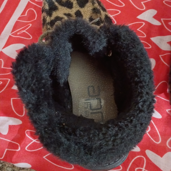 Leopard Print Faux Fur Lined Boots main image 7